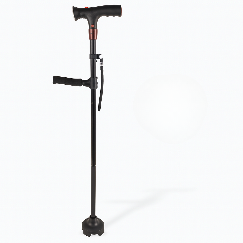 EASYRISE | Foldable Walking Cane with Light & Alarm