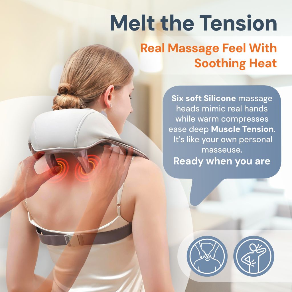 THERASHOULDER | At-Home Shiatsu Shoulder Massager