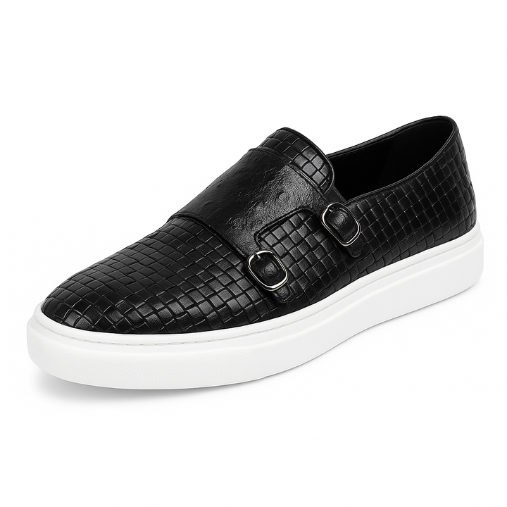 MODA DUO | Elegant Double Buckle Sneakers