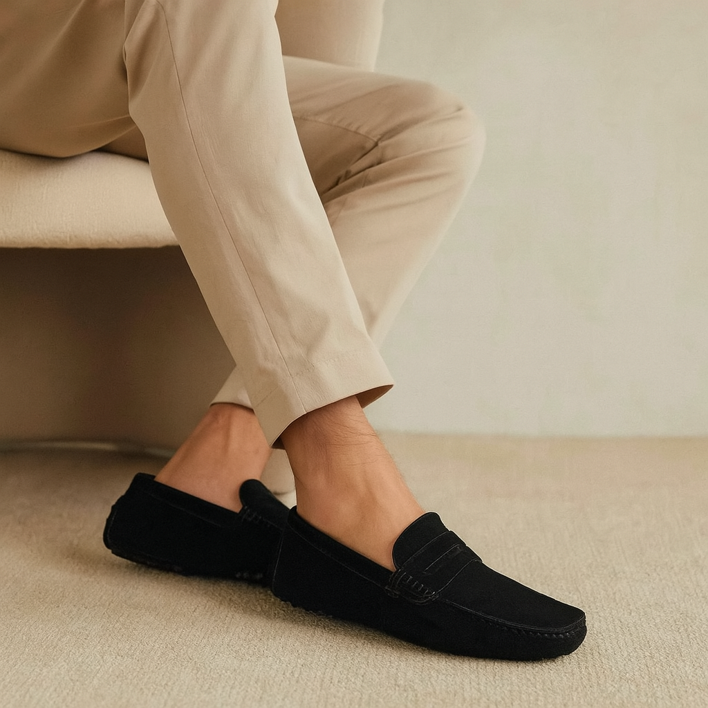 VELLUTO | Premium Suede Driver Loafers