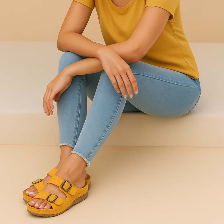 NORA | Wedge Sandals For Everyday Comfort