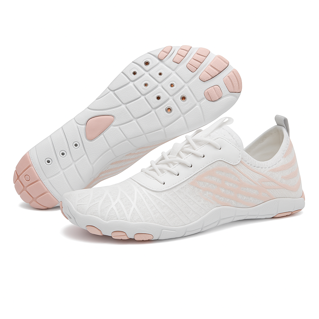 White / Pink / 10.0 UK / 12.0 US
