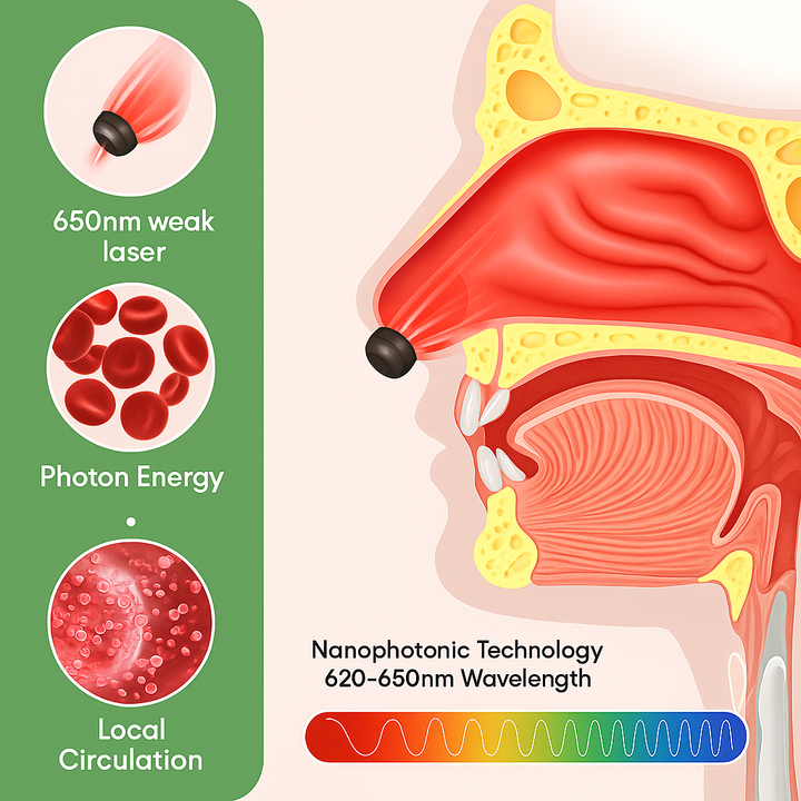 BREATHEEASY | Rechargeable Sinus Relief Massager