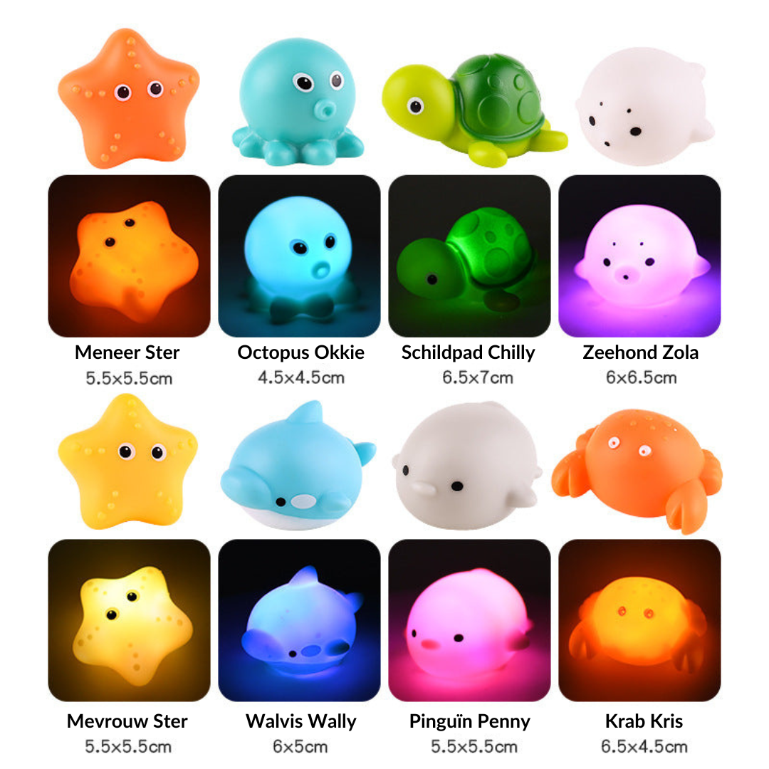 GLOWBATH | Light-Up Sensory Bath Toys for Kids