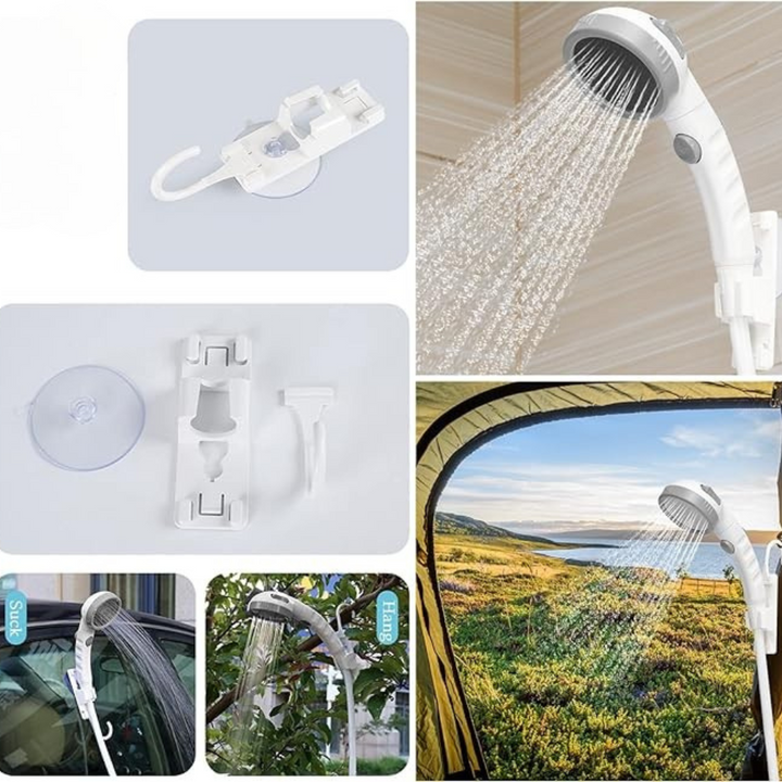 AQUAGO | Rechargeable Portable Outdoor Shower Kit