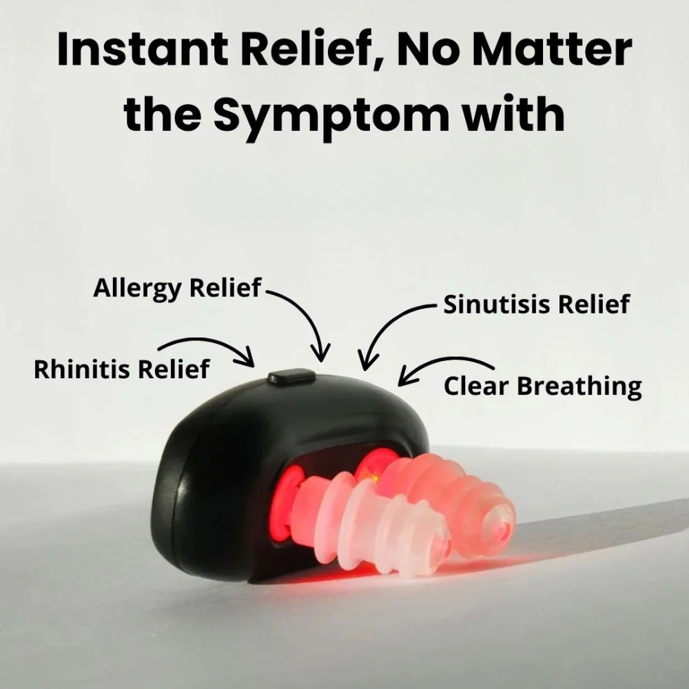 BREATHEEASY | Rechargeable Sinus Relief Massager