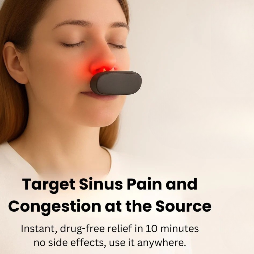 BREATHEEASY | Rechargeable Sinus Relief Massager