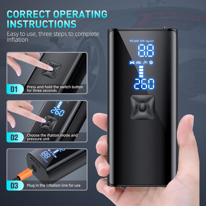 AIRGUARD | Portable Digital Air Pump