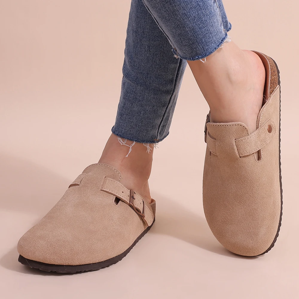 SOLEJOY | Faux Fur Summer Beach Mules