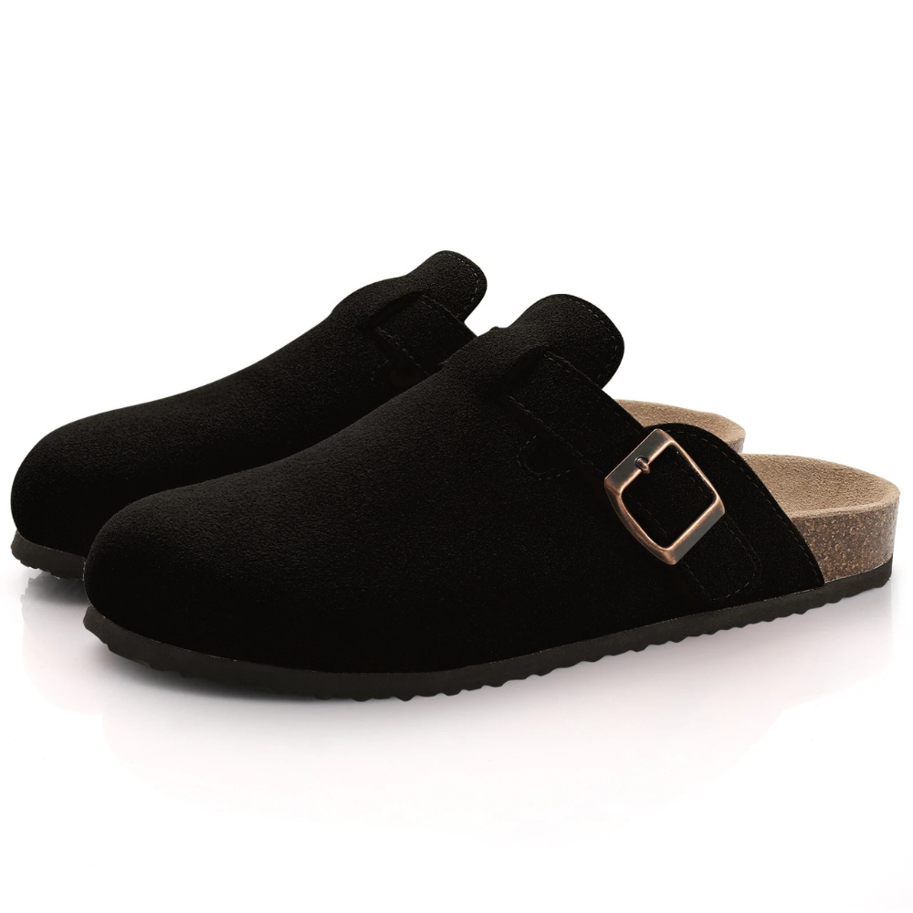 SOLEJOY | Faux Fur Summer Beach Mules