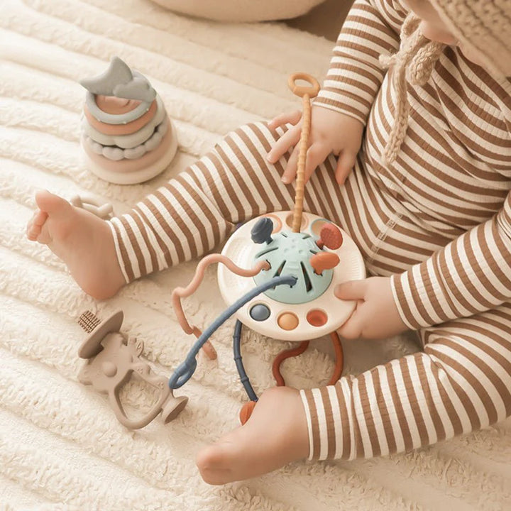 COZYPULL | Sensory Montessori Teething Toy for Toddlers