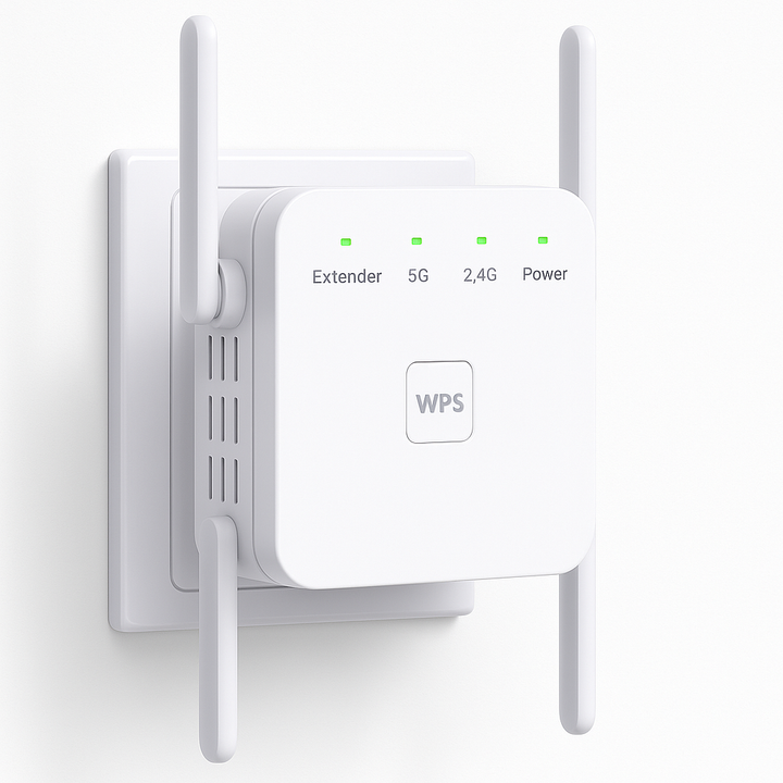 WAVEBOOST | Dual-Band Plug-In WiFi Repeater